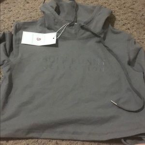 Buff bunny cropped hoodie